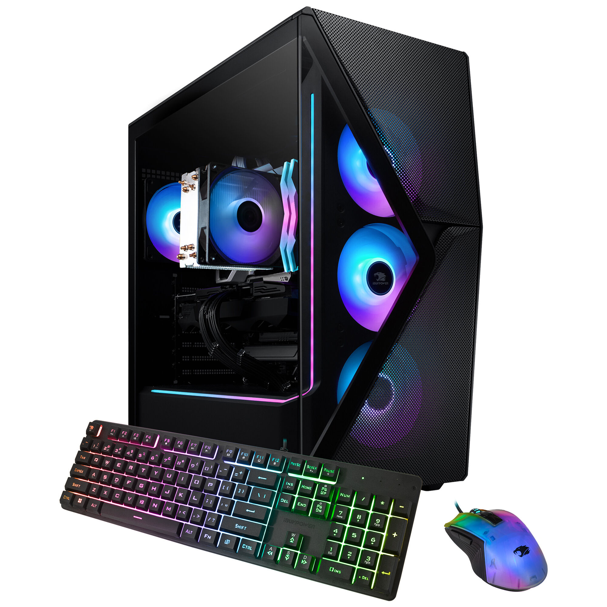 【新品】高性能ゲーミングPC RTX5070 Ryzen7 8700F iBUYPOWER Slate Gaming Desktop with AMD Ryzen 7 8700F, 4.1 GHz, 8
