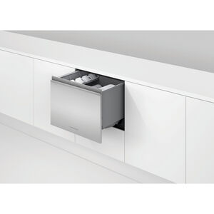 Fisher & Paykel Series 9 24 in. Smart Top Control Dishwasher Drawer with 42 dBA, 7 Place Settings, 6 Wash Cycles & Sanitize Cycle - Stainless Steel, , hires