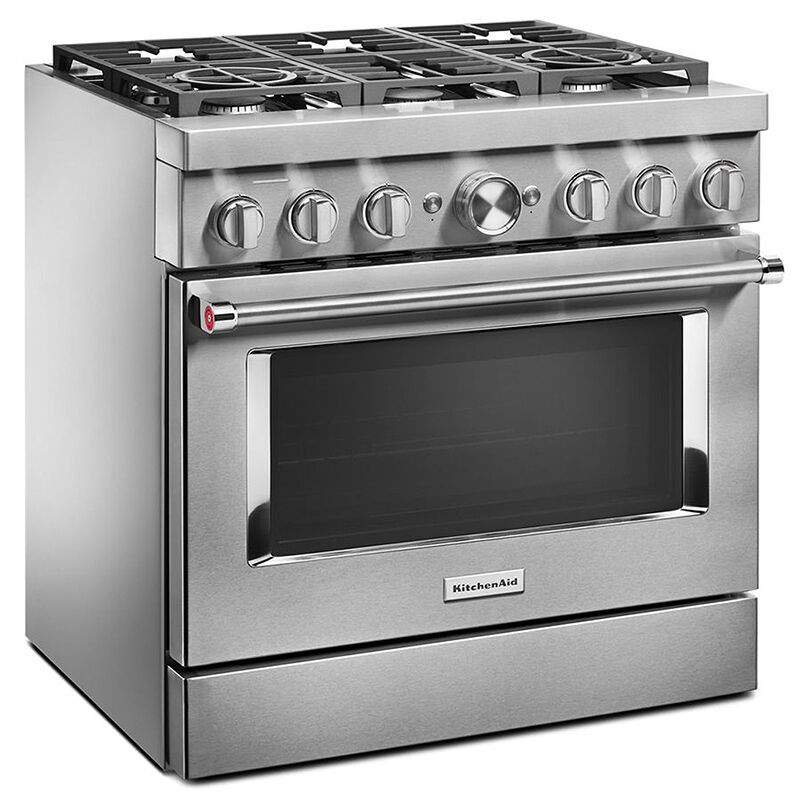 KitchenAid KICU568SBL 36 Induction Cooktop with 5 Cooking Zones