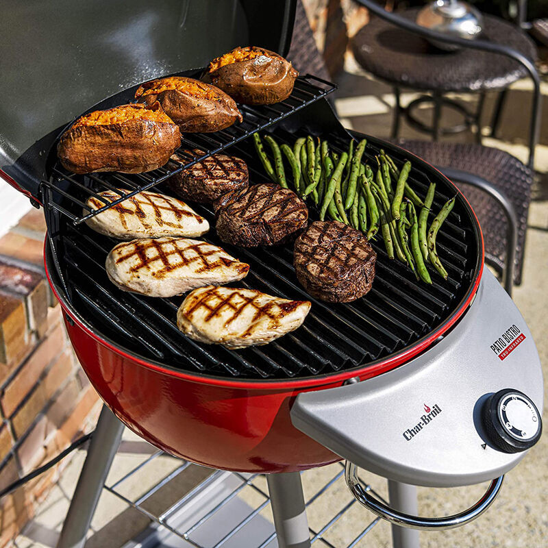 Char-Broil TRU-Infrared Patio Bistro Electric Grill Red 