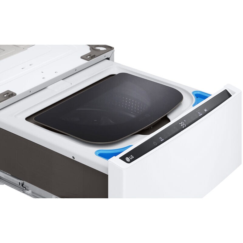 LG SideKick 27 in. 1.0 cu. ft. TwinWash Compatible Pedestal Washer - White, , hires
