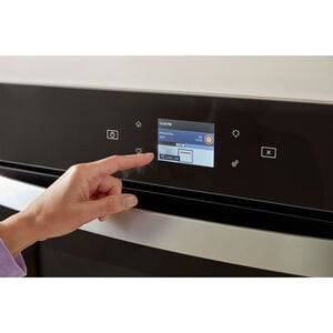 Whirlpool 30 in. 10 cu. ft. Smart Top Control Electric Double Wall Oven with Standard Convection - Fingerprint Resistant Stainless, , hires