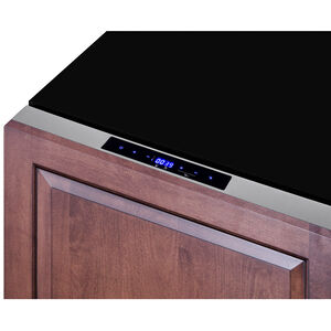 Summit 24 in. 3.3 cu. ft. Outdoor Double Refrigerator & Freezer Drawer - Stainless Steel/Panel Ready, , hires