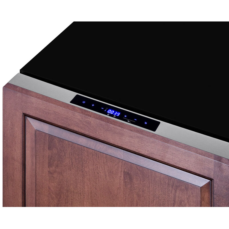 Summit 24 in. 3.3 cu. ft. Outdoor Double Refrigerator & Freezer Drawer - Stainless Steel/Panel Ready, , hires