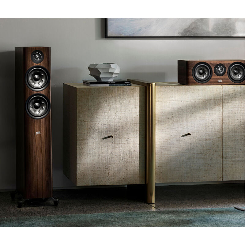 Polk Reserve R300 Premium Center Channel Speaker - Brown, Brown, hires
