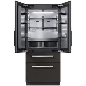 Miele MasterCool Series 36 in. 18.8 cu. ft. Built-In Smart Counter Depth 4-Door French Door Refrigerator with Internal Water Dispenser - Custom Panel Ready, , hires