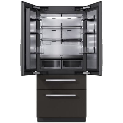 Miele MasterCool Series 36 in. 18.8 cu. ft. Built-In Smart Counter Depth 4-Door French Door Refrigerator with Internal Water Dispenser - Custom Panel Ready | KFMC3846FD