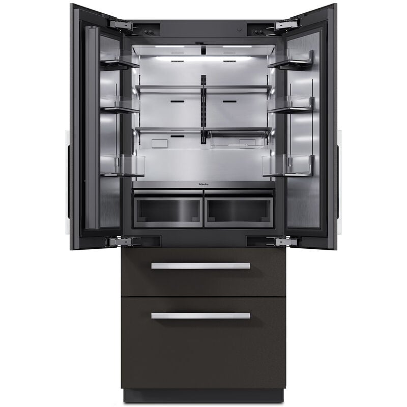 Miele MasterCool Series 36 in. 18.8 cu. ft. Built-In Smart Counter Depth 4-Door French Door Refrigerator with Internal Water Dispenser - Custom Panel Ready, , hires