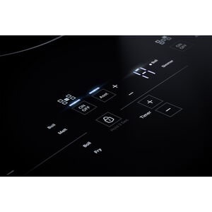 JennAir Lustre Stainless 36 in. 5-Burner Induction Cooktop with Simmer Burner & Power Burner - Stainless Steel, , hires