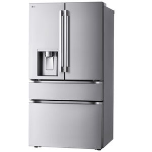 LG 36 in. 28.6 cu. ft. Smart 4-Door French Door Refrigerator with Ice & Water Dispenser - PrintProof Stainless Stee, , hires
