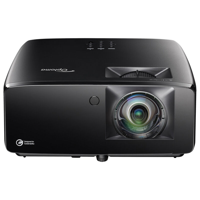 highlight coating runs projector プロジェクター Optoma Short Throw Full HD Laser Projector - Black | P.C. Richard