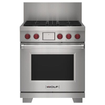 Wolf 10" Stainless Steel Riser for 30" Dual Fuel Range | 9016117