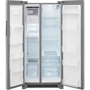 Frigidaire 33 in. 22.3 cu. ft. Side by Side Refrigerator with Ice & Water Dispenser - Stainless Steel, Stainless Steel, hires