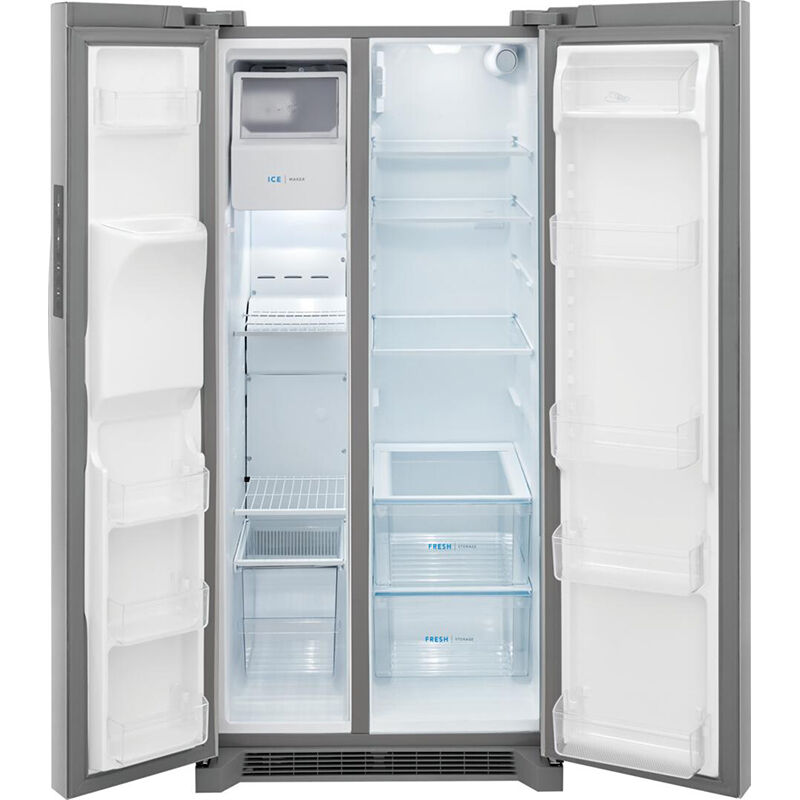 Frigidaire 33 in. 22.3 cu. ft. Side by Side Refrigerator with Ice & Water Dispenser - Stainless Steel, Stainless Steel, hires