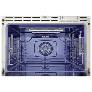 SKS 36 in. 6.3 cu. ft. Smart Air-Fry Standard Convection Steam Electric Range with 5 Induction Burners - Stainless Steel, , hires