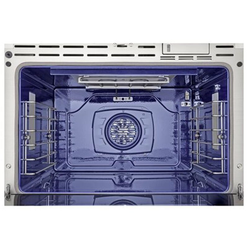 SKS 36 in. 6.3 cu. ft. Smart Air-Fry Standard Convection Steam Electric Range with 5 Induction Burners - Stainless Steel, , hires