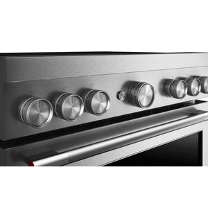 KitchenAid 36 in. 5.1 cu. ft. Air-Fry True European Convection Electric Range with 6 Induction Burners - Stainless Steel, , hires