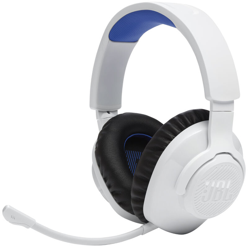 JBL Quantum 360P Wireless Over-Ear Gaming Headset with Detachable Boom Mic - White, , hires