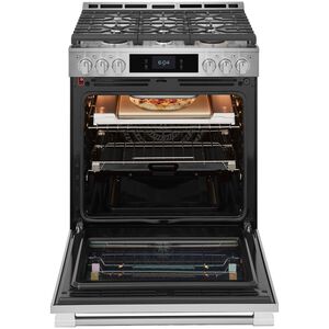 Frigidaire Professional 30 in. 6.0 cu. ft. Smart Air-Fry True European Convection Steam Oven Gas Range with 6 Sealed Burners & Griddle - Stainless Steel, , hires