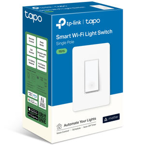 TP-Link - Tapo Smart Wi-Fi Light Switch with Matter - White, , hires