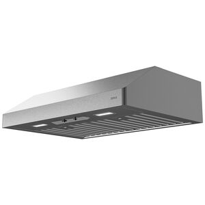 Zephyr Gust Series 30 in. Convertible Canopy Pro Style Range Hood with 290 CFM, 3 Fan Speeds & 2 LED Lights - Stainless Steel, , hires