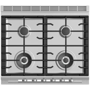 Fisher & Paykel Series 5 Contemporary 30 in. 3.5 cu. ft. Convection Oven Freestanding Gas Range with 4 Sealed Burners - Stainless Steel, , hires
