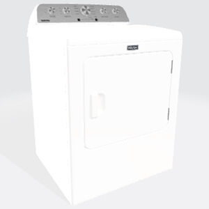 Maytag 29 in. 7.0 cu. ft. Electric Dryer with 9 Dryer Programs, 3 Dry Options & Wrinkle Care - White, , hires