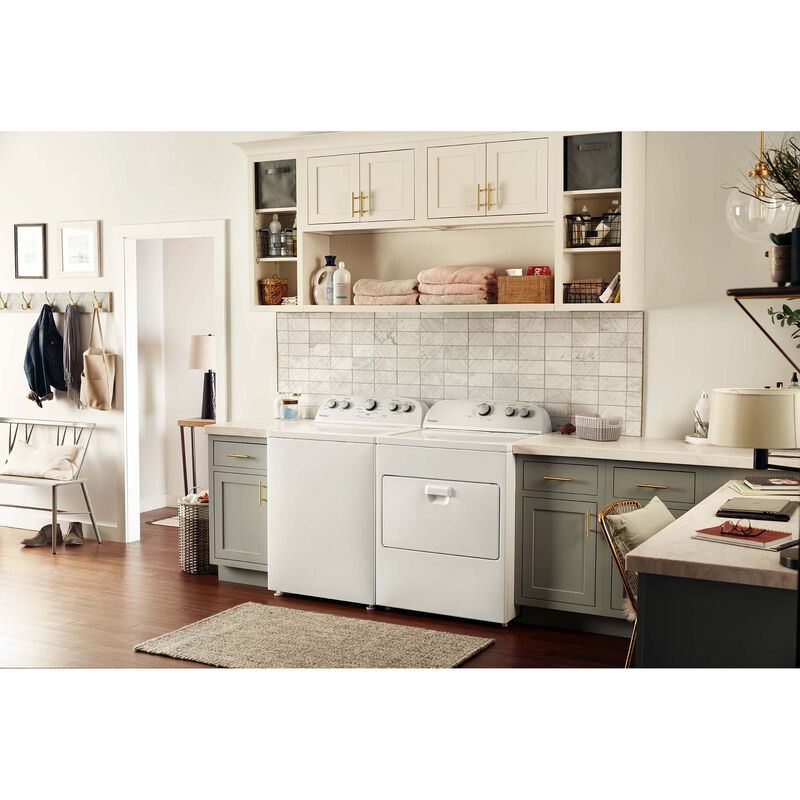 Whirlpool 29 in. 7.0 cu. ft. Electric Dryer with AutoDry Drying System - White, , hires