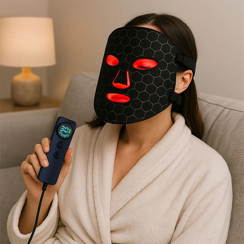 EZLIFE Red Light Therapy Mask with Vibration | P.C. Richard & Son