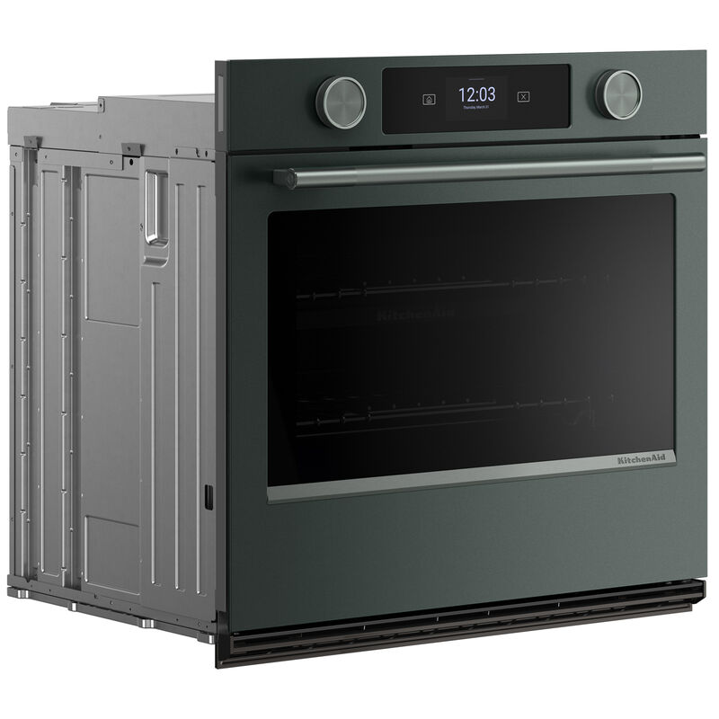 KitchenAid 30 in. 5.0 cu. ft. Smart Electric Single Wall Oven with True European Convection & Sensor Cooking - Juniper, , hires