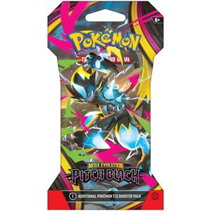 Pokemon Trading Card Game: Mega Evolution - Pitch Black Sleeved Booster Pack, , hires