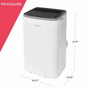 Frigidaire 12,000 BTU (8,000 BTU DOE) Smart Portable Air Conditioner with 3 Fan Speeds, Sleep Mode & Remote Control - White, , hires