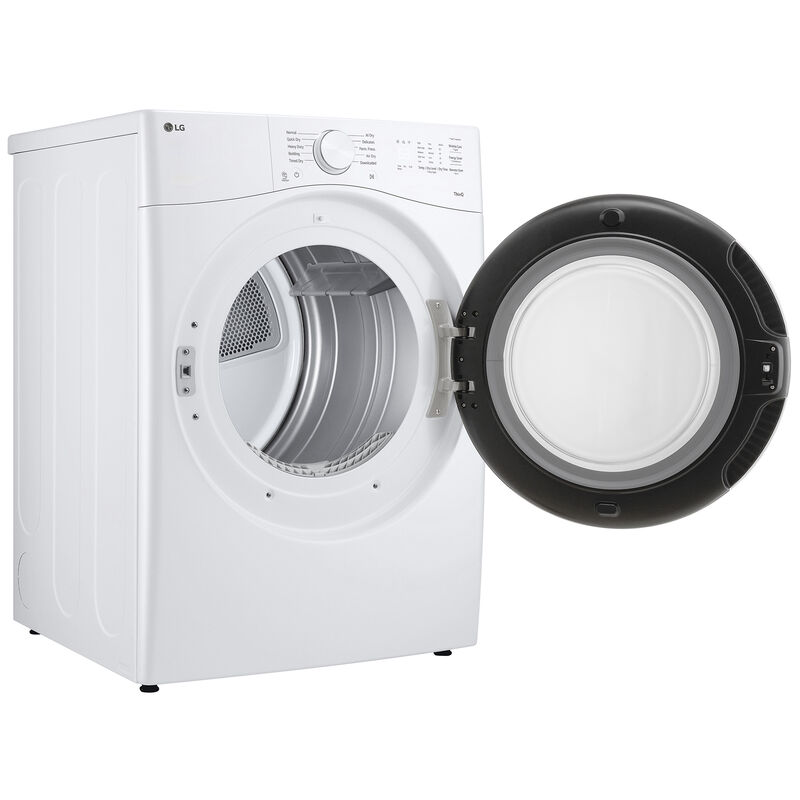 LG 27 in. 7.4 cu. ft. Smart Stackable Gas Dryer with Sensor Dry & AI Dry - White, , hires