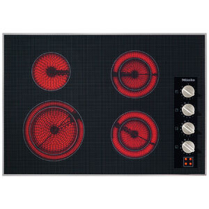 Miele 30 in. 4-Burner Electric Cooktop - Stainless Steel, , hires
