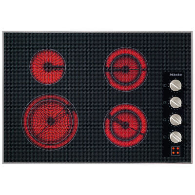 Miele 30 in. 4-Burner Electric Cooktop - Stainless Steel | KM5624240V