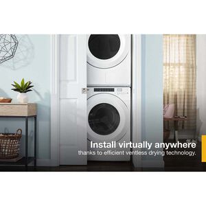 Whirlpool 27 in. 7.4 cu. ft. Stackable Hybrid Heat Pump Electric Dryer with Intiutitive Touch Controls & Advanced Moisture Sensing - White, , hires