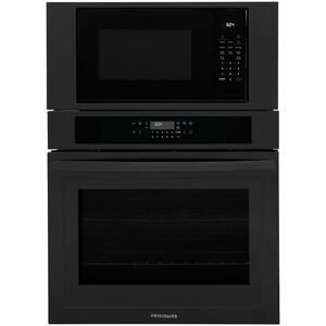 Frigidaire 30 in. 6.9 cu. ft. Electric Microwave/Wall Oven Combo with Standard Convection & Sensor Cooking - Black, , hires