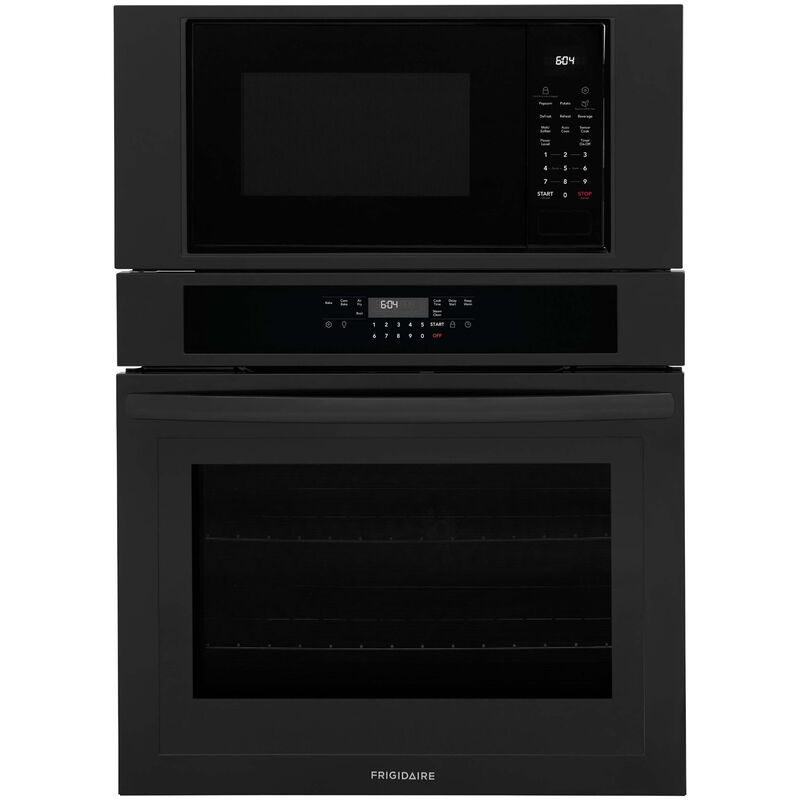 Frigidaire 30 in. 6.9 cu. ft. Electric Microwave/Wall Oven Combo with Standard Convection & Sensor Cooking - Black, , hires