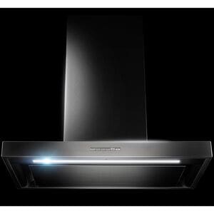 JennAir 30 in. Convertible Chimney Style Range Hood with 585 CFM, 3 Fan Speeds & 1 LED Light - Stainless Steel, , hires