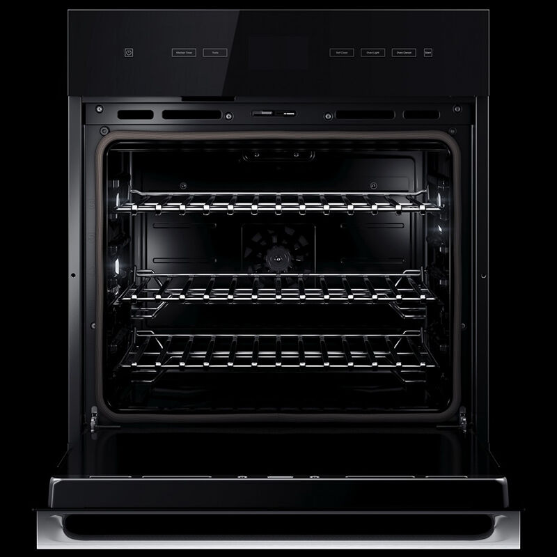 JennAir Noir 27" 4.3 Cu. Ft. Electric Wall Oven with Standard Convection & Self Clean - Floating Glass Black, , hires