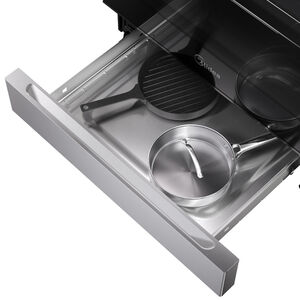 Midea 30 in. 6.3 cu. ft. Electric Range with Radiant Burners - Stainless Steel, Stainless Steel, hires