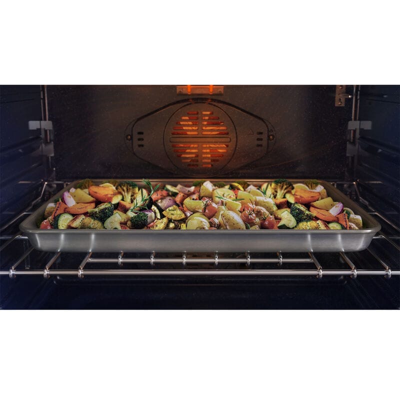 Samsung Bespoke 30 in. 10.2 cu. ft. Smart Top Control SteamElectric Double Wall Oven with Dual Convection - White Glass, , hires