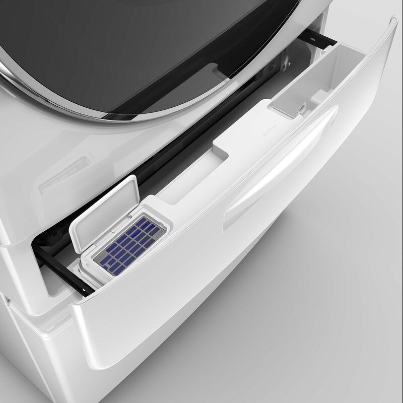 Whirlpool 27 in. 5.0 cu. ft. Stackable Front Load Washer with Sanitize Cycle, Steam Wash & Load-&-Go XL Dispenser - White, , hires