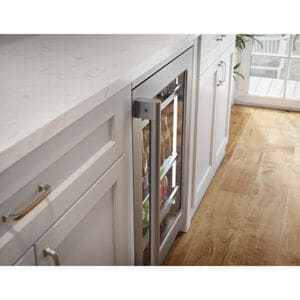 Zephyr Presrv Series 24 in. Built-In/Freestanding 5.6 cu. ft. Compact Beverage Center with Adjustable Shelves & Digital Control - Stainless Steel, , hires