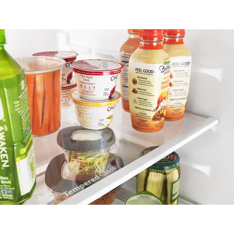 Whirlpool 28 in. 18 cu. ft. Top Freezer Refrigerator - Metallic Steel, Metallic Steel, hires