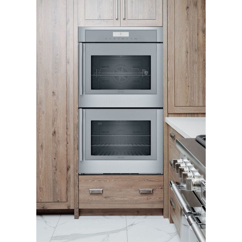 Thermador Masterpiece Series 30 in. 9 cu. ft. Smart Top Control Electric Double Wall Oven with True European Convection - Stainless Steel, , hires