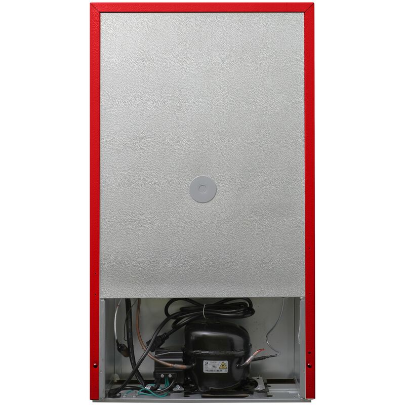 Avanti 18 in. 3.1 cu. ft. Mini Fridge with Freezer Compartment - Red, Red, hires