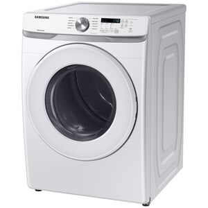 Samsung 27 in. 7.5 cu. ft. Stackable Gas Dryer with Sanitize Cycle & Sensor Dry - White, White, hires