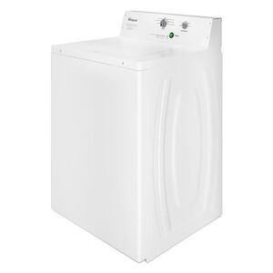 Whirlpool 27 in. 3.3 cu. ft. Commercial Top Load Washer with Agitator - White, , hires