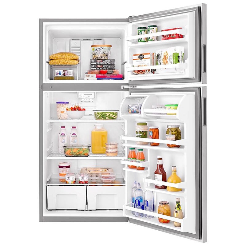 Amana 30 in. 18.2 cu. ft. Top Freezer Refrigerator - Monochromatic Stainless Steel, , hires